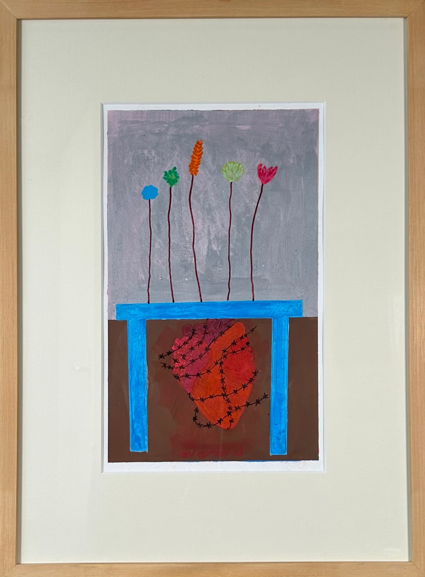 Flowery overtone — schilderij van Everard Warffemius